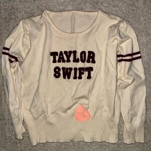 TAYLOR SWIFT Red Varsity Crewneck